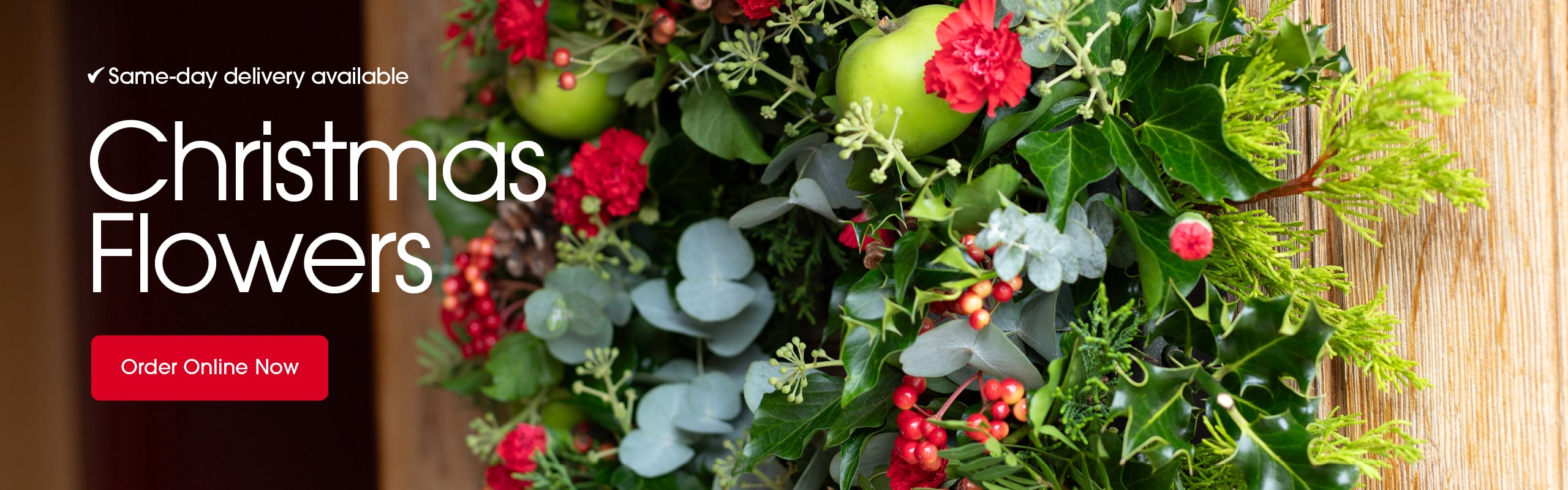 Seasonal bouquets from The P-Pod in Brecon offering same-day delivery